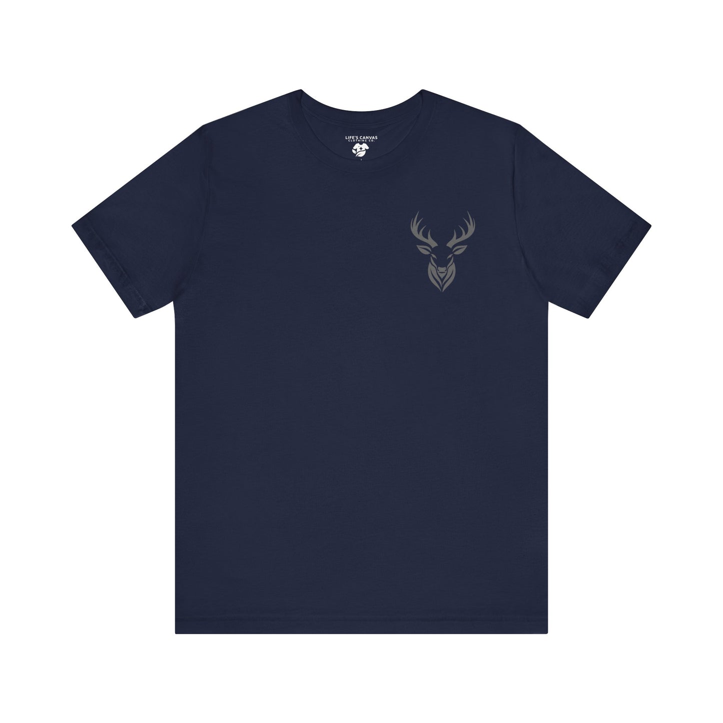 Deer Hunters Will Do Anything for a Buck Flat view of the Front in Navy