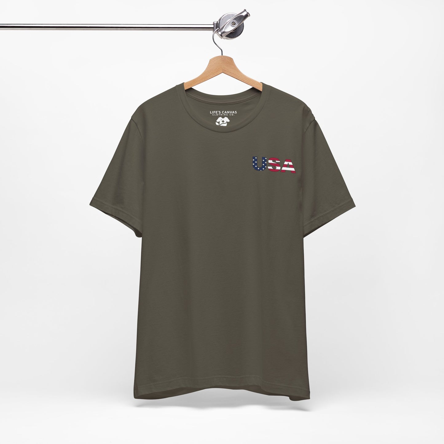 "Nobody's Free Until Everybody's Free" – Unisex T-Shirt | A FLAG BUILT FROM POWERFUL WORDS