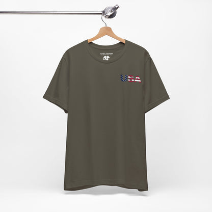 "Nobody's Free Until Everybody's Free" – Unisex T-Shirt | A FLAG BUILT FROM POWERFUL WORDS