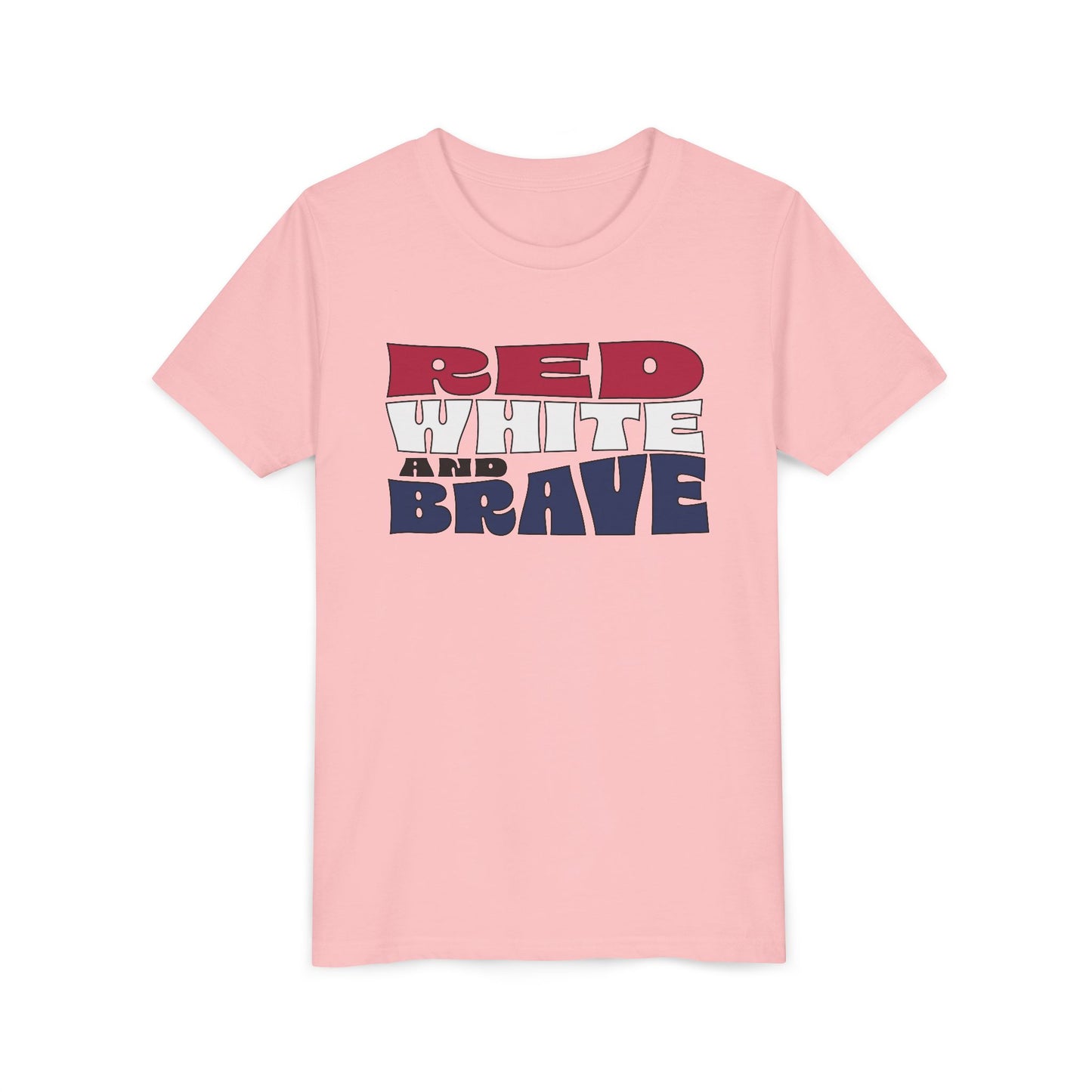 Red, White, and Brave – Youth T-Shirt | FOR THE KIDS WHO LEAD WITH HEART