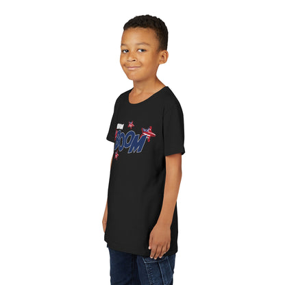 Medium Boom – Youth T-Shirt | FOR THE BIG IDEAS AND BUBBLY ENERGY