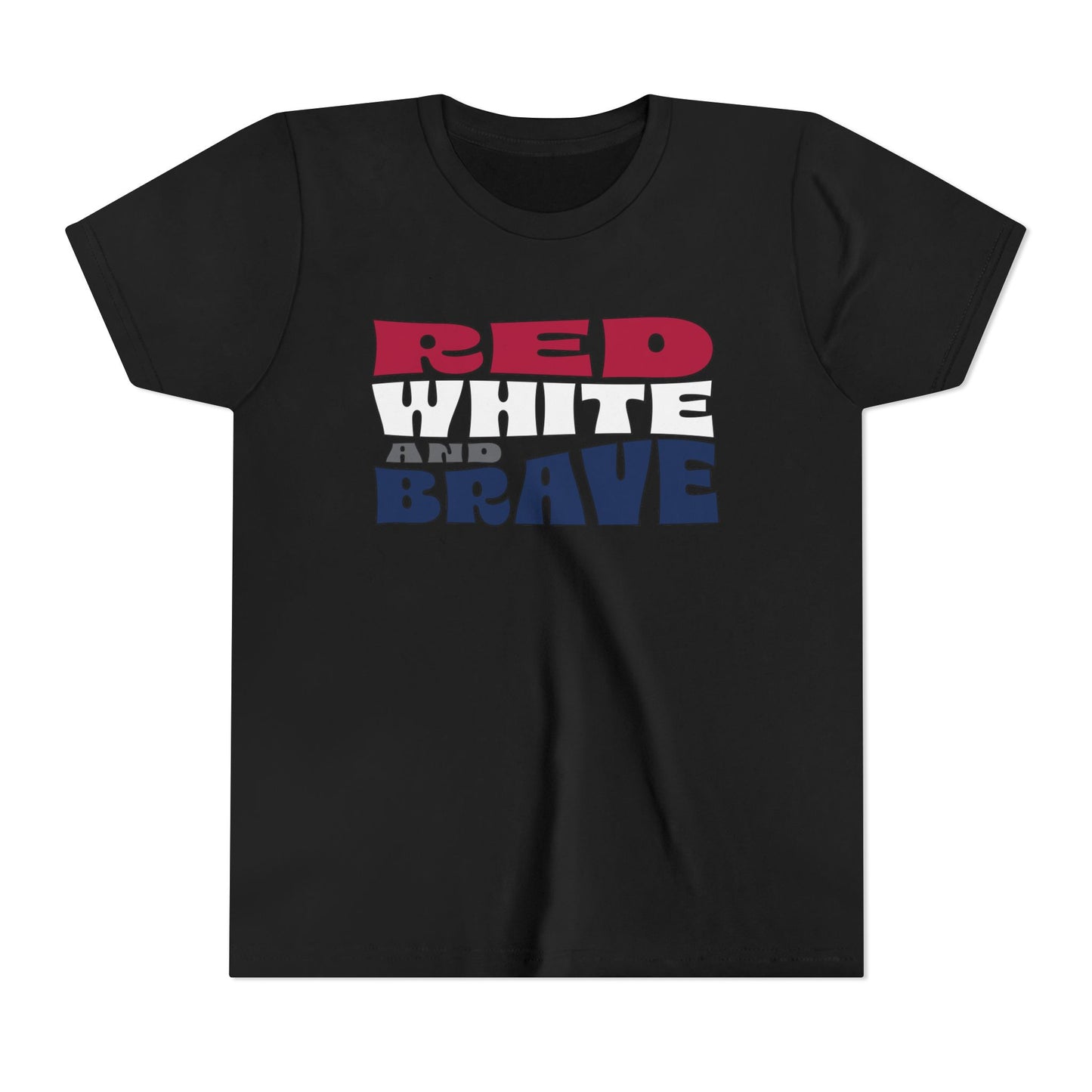 Red, White, and Brave – Youth T-Shirt | FOR THE KIDS WHO LEAD WITH HEART