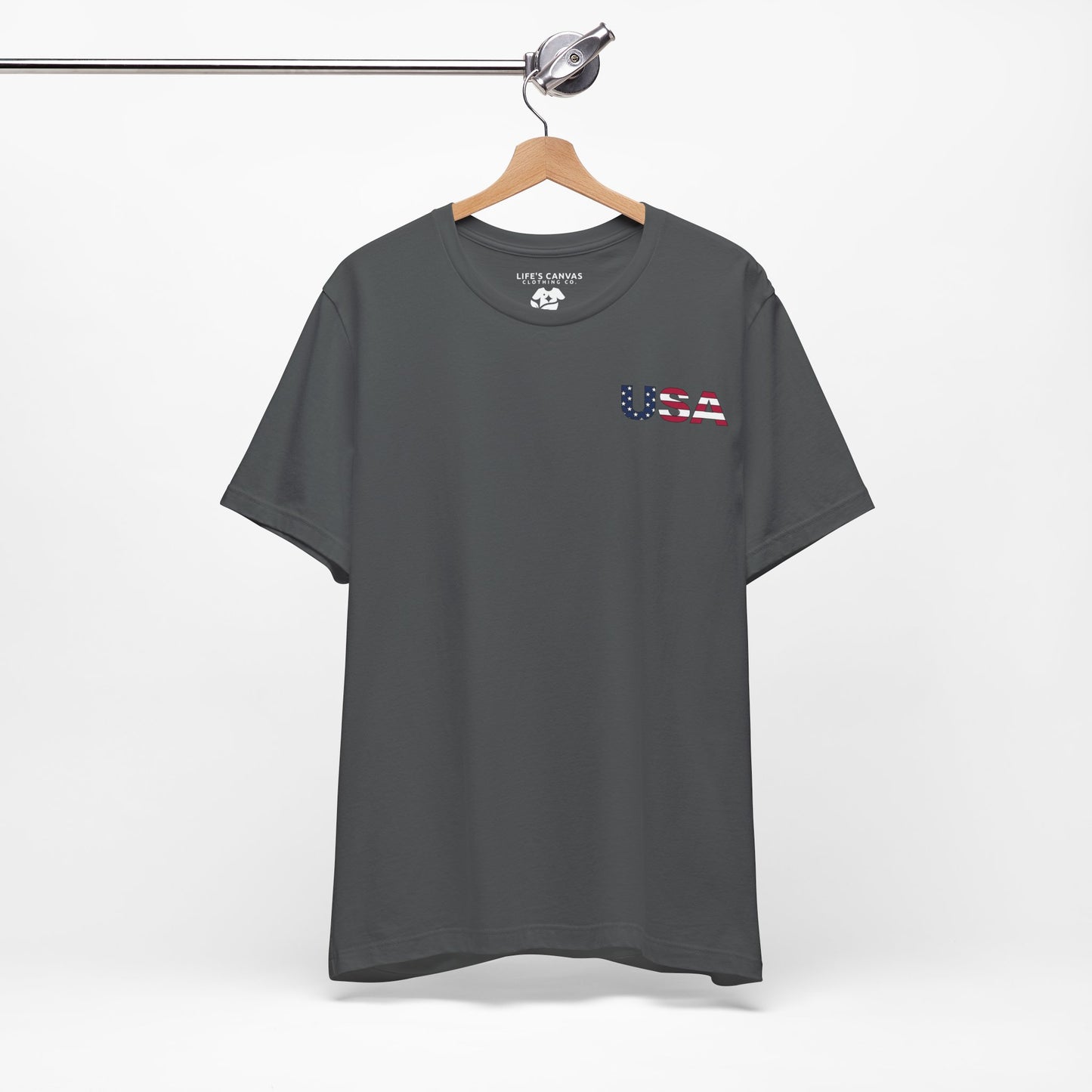 "Nobody's Free Until Everybody's Free" – Unisex T-Shirt | A FLAG BUILT FROM POWERFUL WORDS