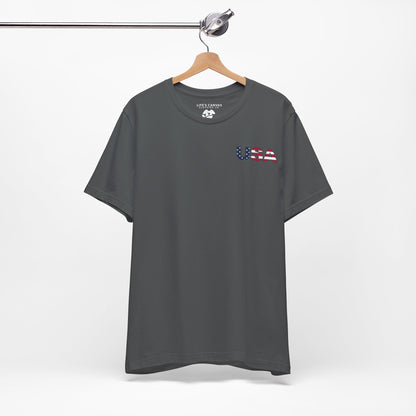 "Nobody's Free Until Everybody's Free" – Unisex T-Shirt | A FLAG BUILT FROM POWERFUL WORDS