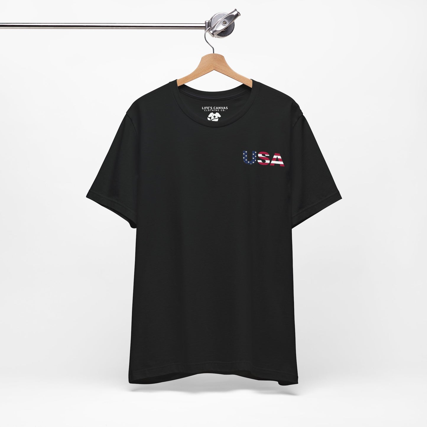 "Nobody's Free Until Everybody's Free" – Unisex T-Shirt | A FLAG BUILT FROM POWERFUL WORDS