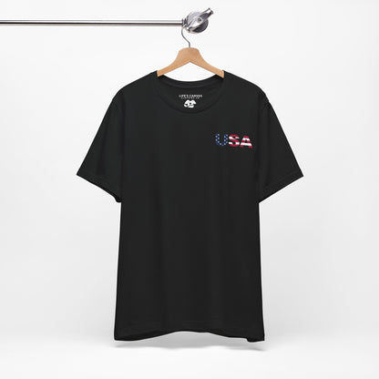"Nobody's Free Until Everybody's Free" – Unisex T-Shirt | A FLAG BUILT FROM POWERFUL WORDS