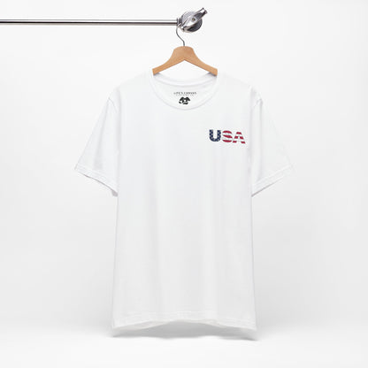 "Nobody's Free Until Everybody's Free" – Unisex T-Shirt | A FLAG BUILT FROM POWERFUL WORDS