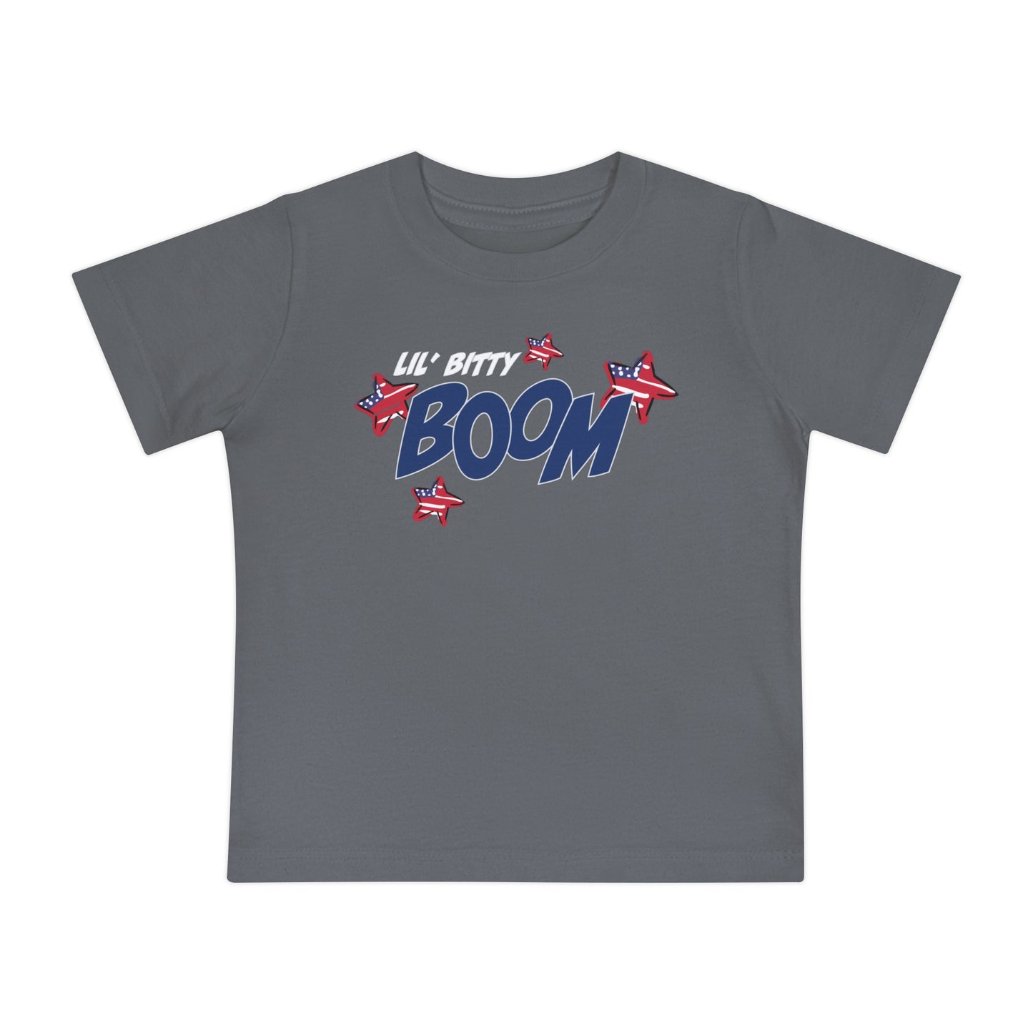 Lil’ Bitty Boom – Baby T-shirt | FOR THE NEWEST LITTLE SPARK