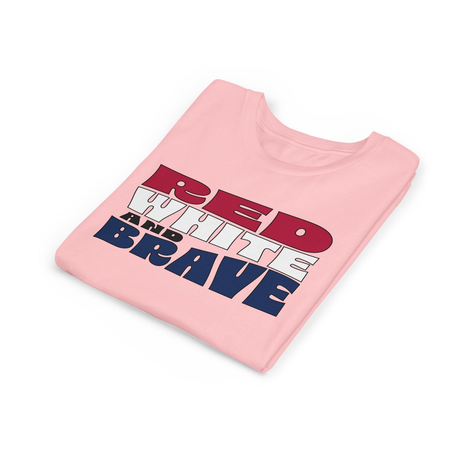 Red, White, and Brave – Youth T-Shirt | FOR THE KIDS WHO LEAD WITH HEART