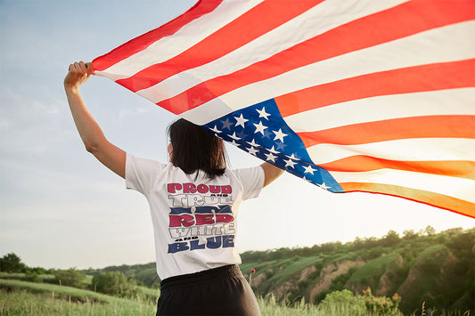 Proud and True in Red, White & Blue – Unisex T-Shirt | FOR THE GROWN-UPS WHO NEVER LOST THEIR SPARK