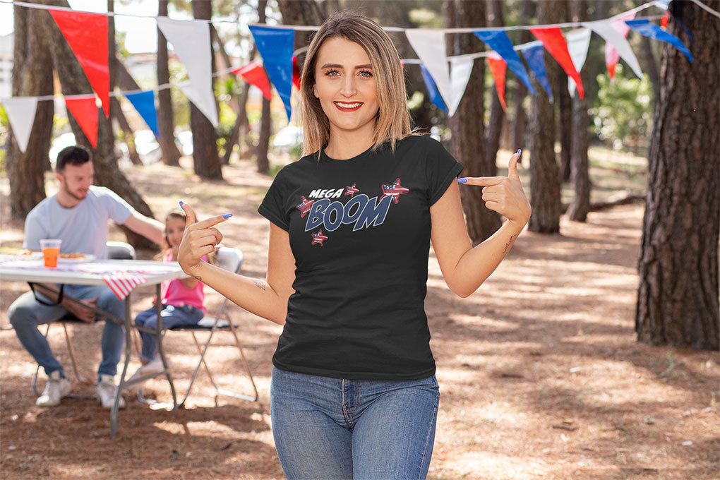 Mega Boom – Unisex T-Shirt | FOR THE FIREWORK THAT STARTED IT ALL