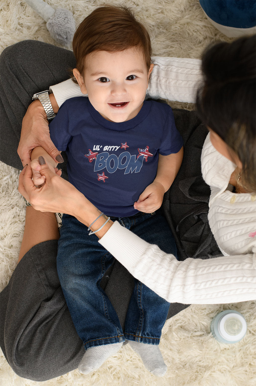 Lil’ Bitty Boom – Baby T-shirt | FOR THE NEWEST LITTLE SPARK
