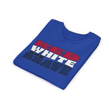 Red, White, and Brave – Youth T-Shirt | FOR THE KIDS WHO LEAD WITH HEART