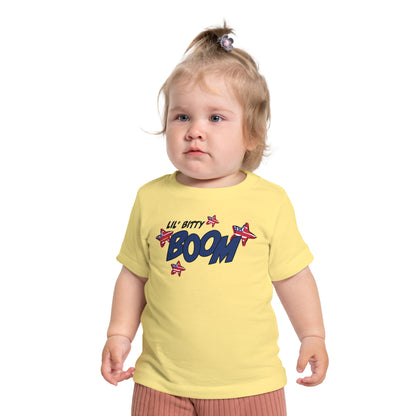 Lil’ Bitty Boom – Baby T-shirt | FOR THE NEWEST LITTLE SPARK
