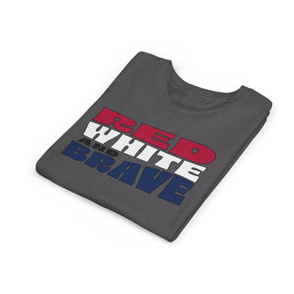 Red, White, and Brave – Youth T-Shirt | FOR THE KIDS WHO LEAD WITH HEART