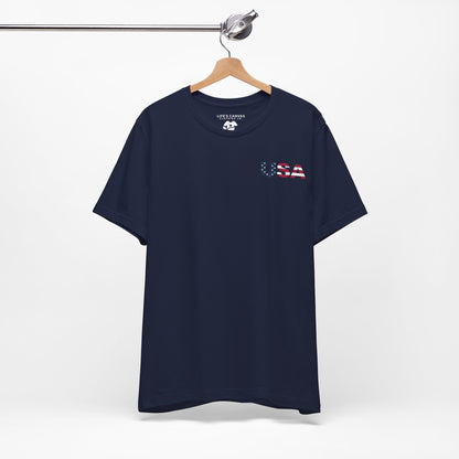 "Nobody's Free Until Everybody's Free" – Unisex T-Shirt | A FLAG BUILT FROM POWERFUL WORDS