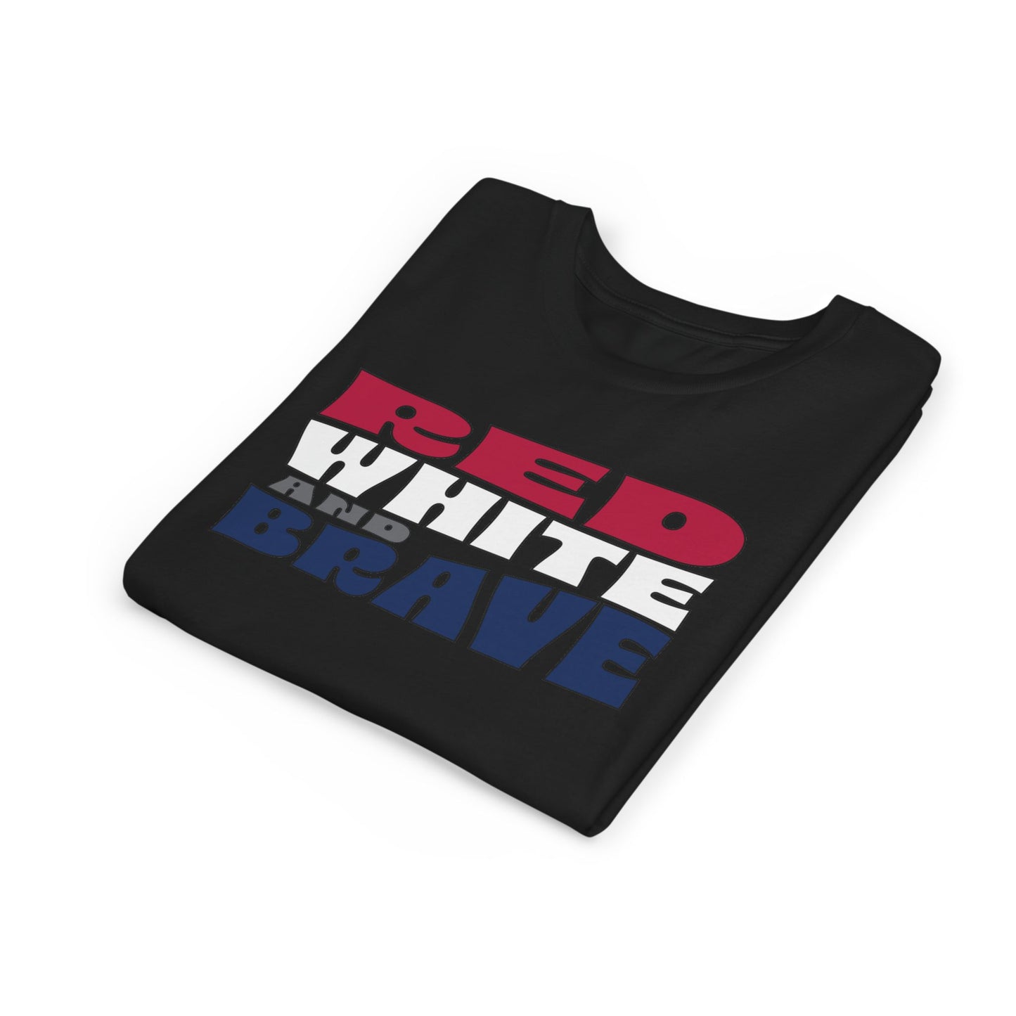 Red, White, and Brave – Youth T-Shirt | FOR THE KIDS WHO LEAD WITH HEART