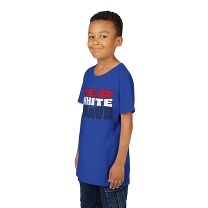 Red, White, and Brave – Youth T-Shirt | FOR THE KIDS WHO LEAD WITH HEART