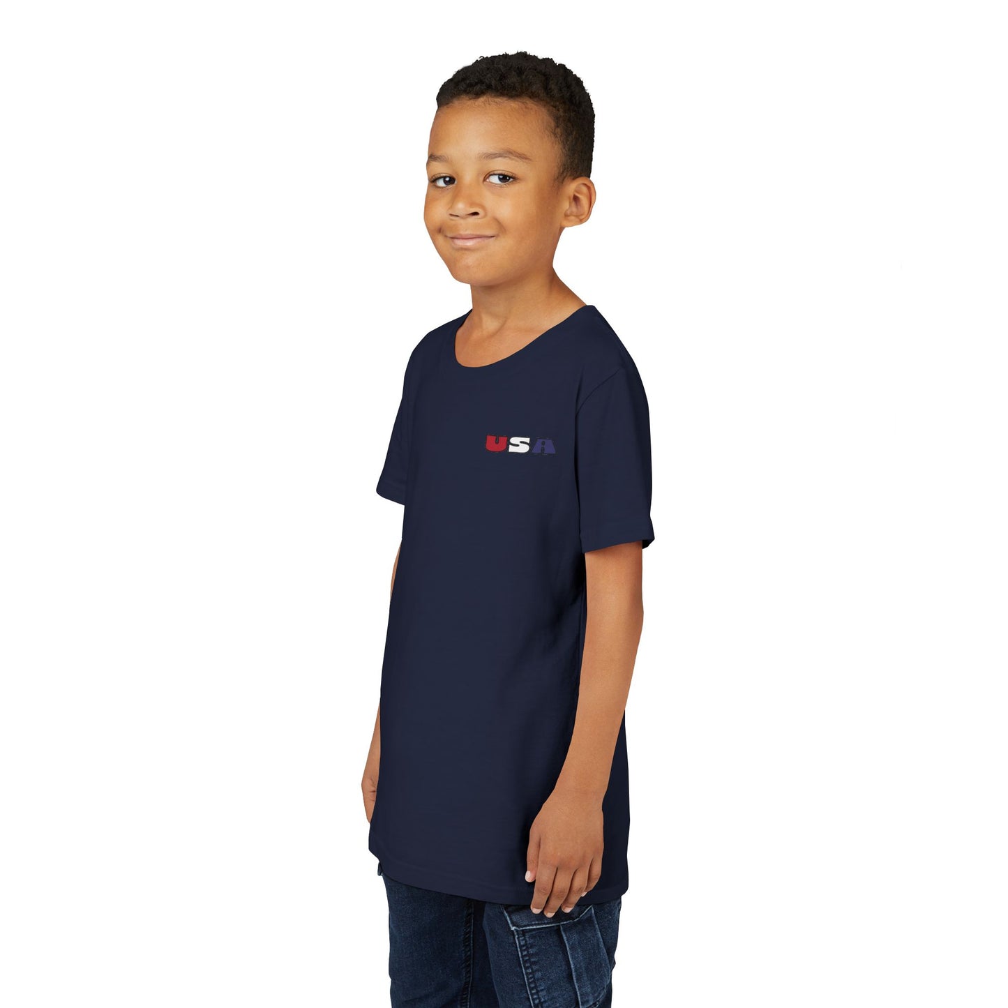 Proud and True in Red, White & Blue – Youth T-Shirt | FOR THE KIDS WHO LIVE LOUD AND LOVE BIG