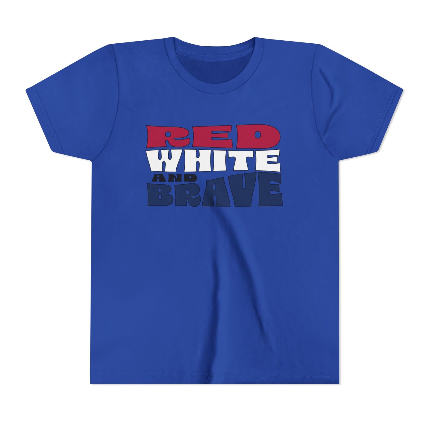Red, White, and Brave – Youth T-Shirt | FOR THE KIDS WHO LEAD WITH HEART