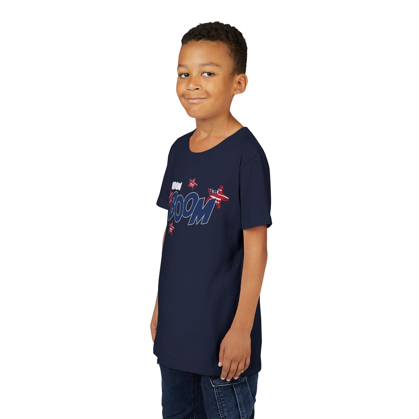 Medium Boom – Youth T-Shirt | FOR THE BIG IDEAS AND BUBBLY ENERGY