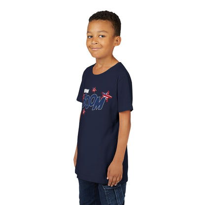 Medium Boom – Youth T-Shirt | FOR THE BIG IDEAS AND BUBBLY ENERGY