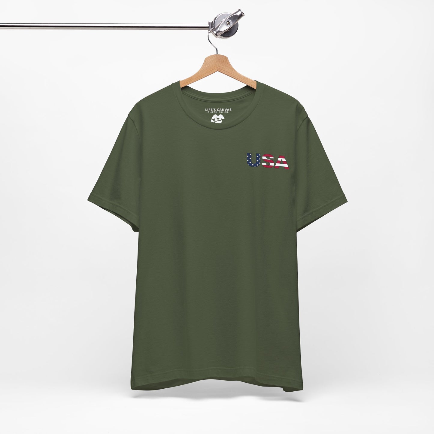 "Nobody's Free Until Everybody's Free" – Unisex T-Shirt | A FLAG BUILT FROM POWERFUL WORDS