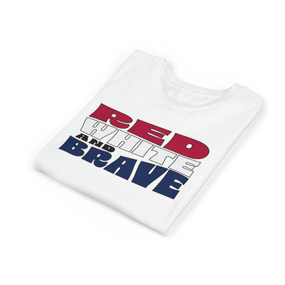 Red, White, and Brave – Youth T-Shirt | FOR THE KIDS WHO LEAD WITH HEART