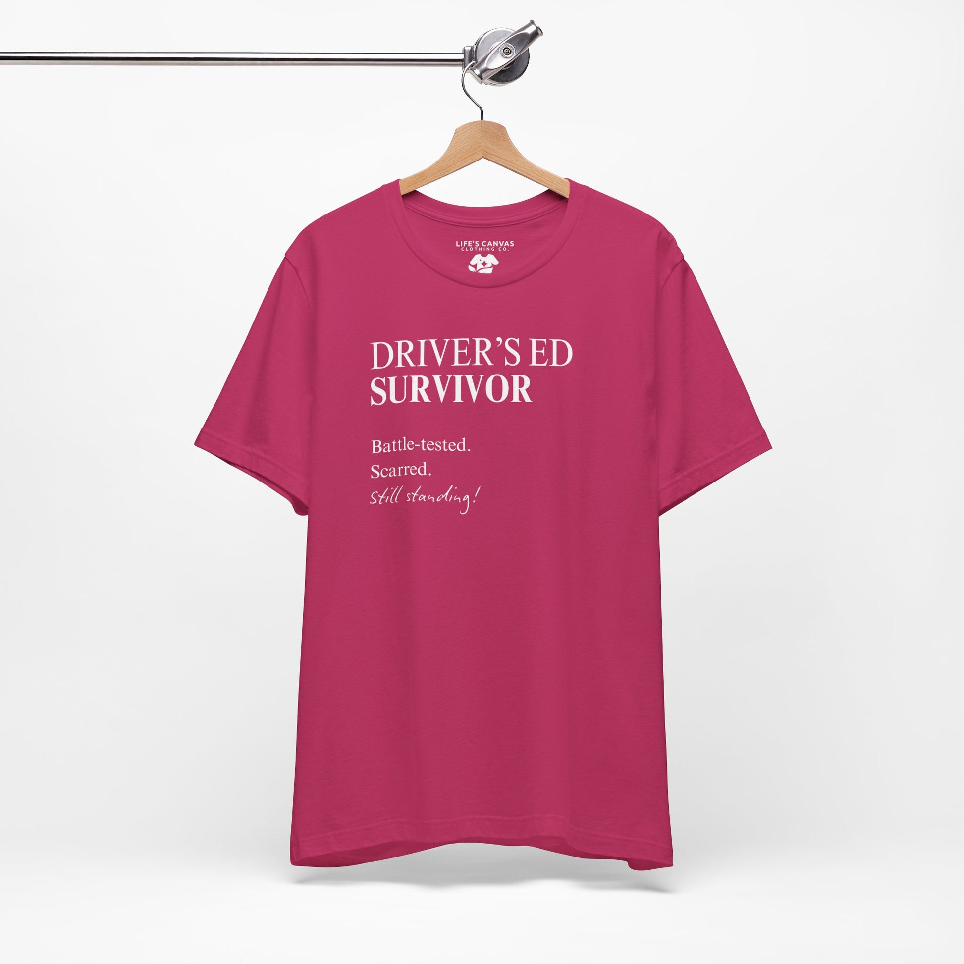 Berry drivers ed survivor tee on hanger