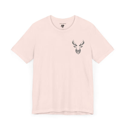 Deer Hunters Will Do Anything for a Buck Flat view of the Front  in Soft Pink