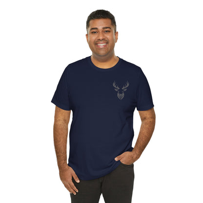 Deer Hunters Will Do Anything for a Buck view of the Front on a model  in Navy