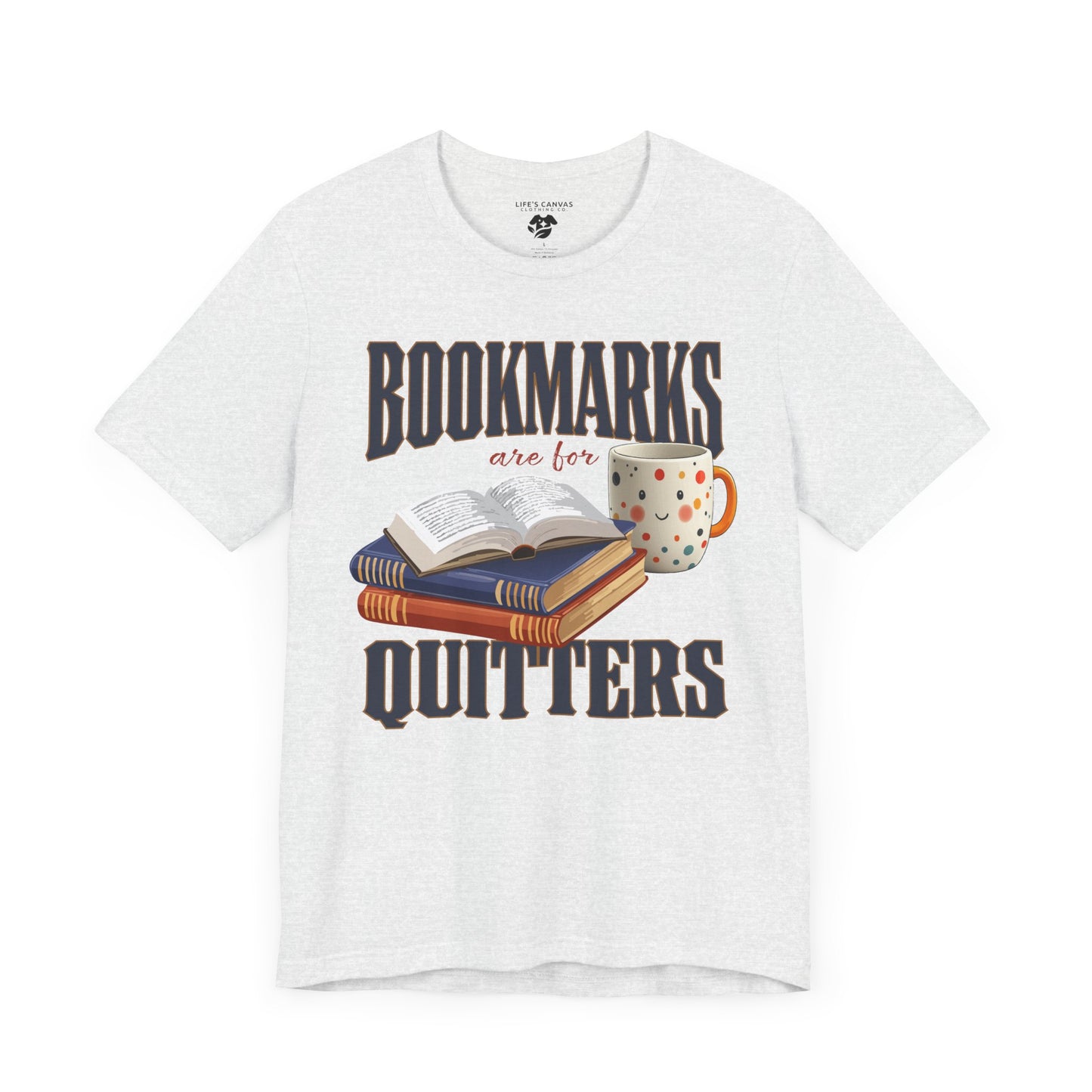 Flat Ash Unisex book lover t-shirt 