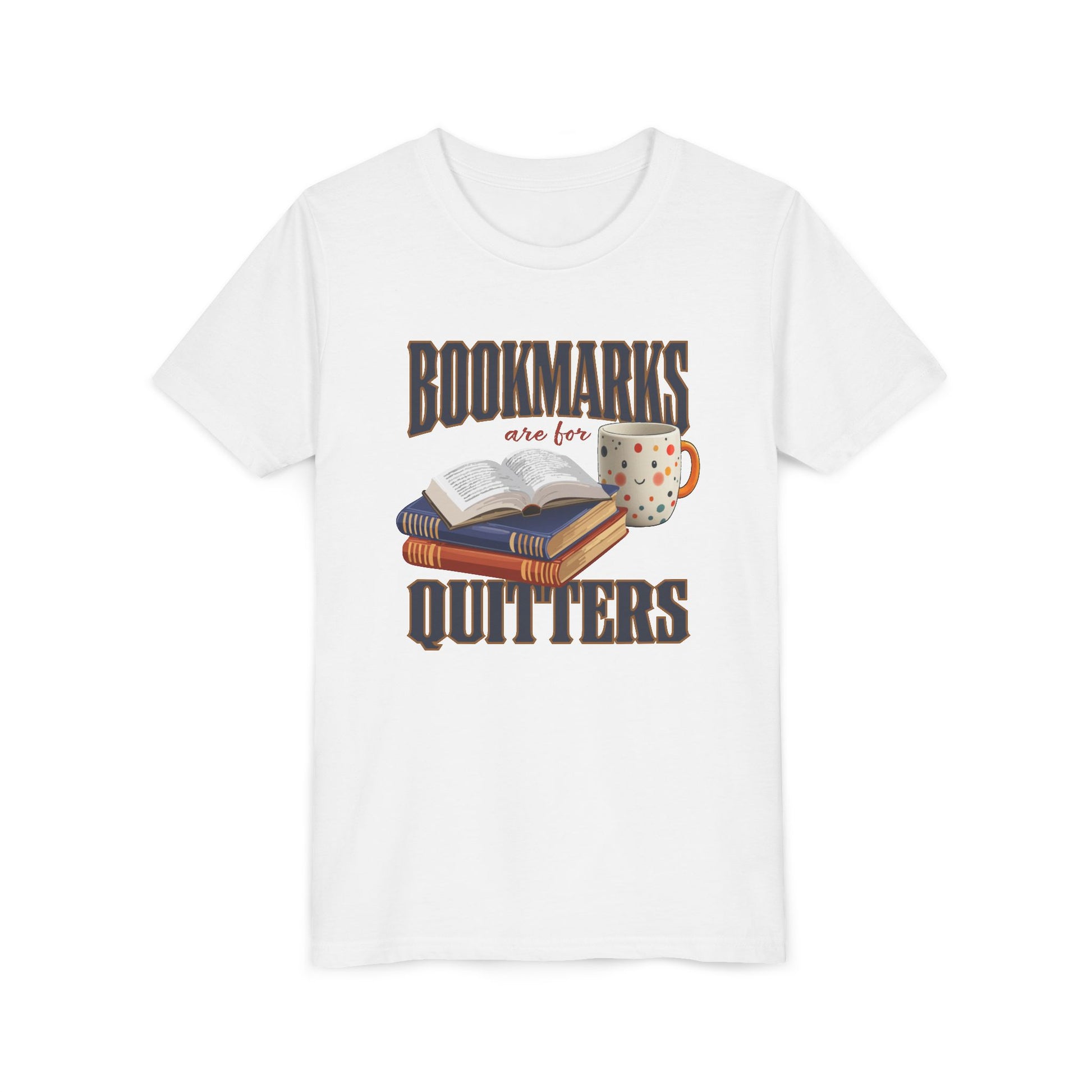 Flat White “Bookmarks Are for Quitters” t-shirt
