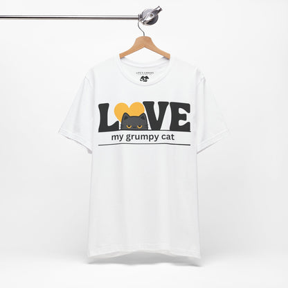 Love my grumpy cat graphic t-shirt in white