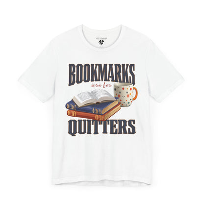 Flat white Unisex book lover t-shirt on hanger