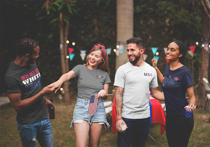 "Nobody's Free Until Everybody's Free" – Unisex T-Shirt | A FLAG BUILT FROM POWERFUL WORDS
